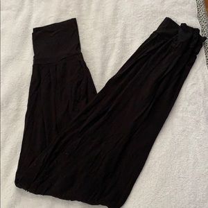 ASOS black parachute pants